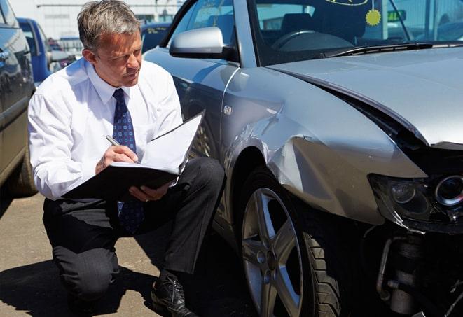 car insurance payment receipt with pen